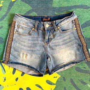 7 for all mankind denim shorts